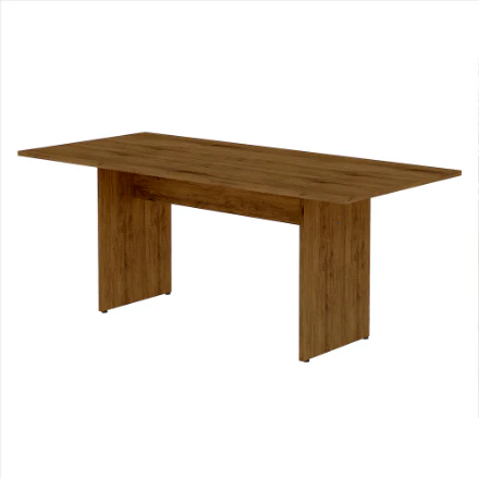 Manhattan Comfort NoMad Dining Table in Nature (New) - Image 2