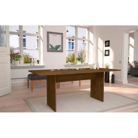 Manhattan Comfort NoMad Dining Table in Nature (New) - Image 3