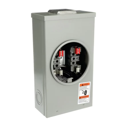 Microlectric Overhead/Underground meter socket king size 100 A 600 V (New)