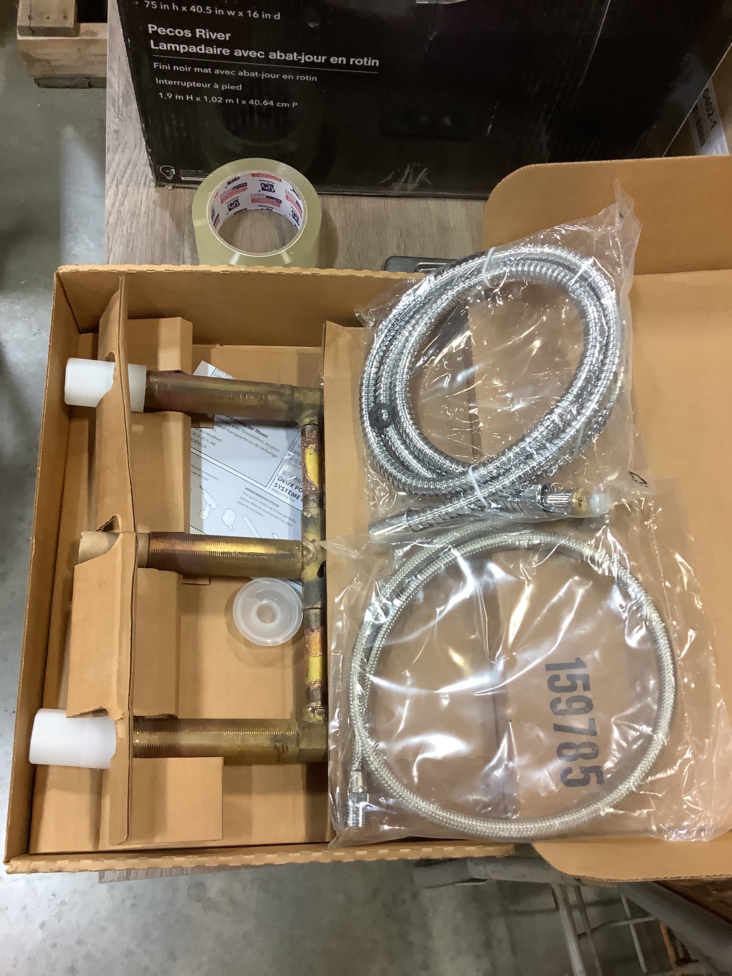 MOEN 2-Handle 4-Hole Roman Tub Fixed Rough-In Valve with Shower Diverter - 1/2-inch CC Connection (new) - Image 2
