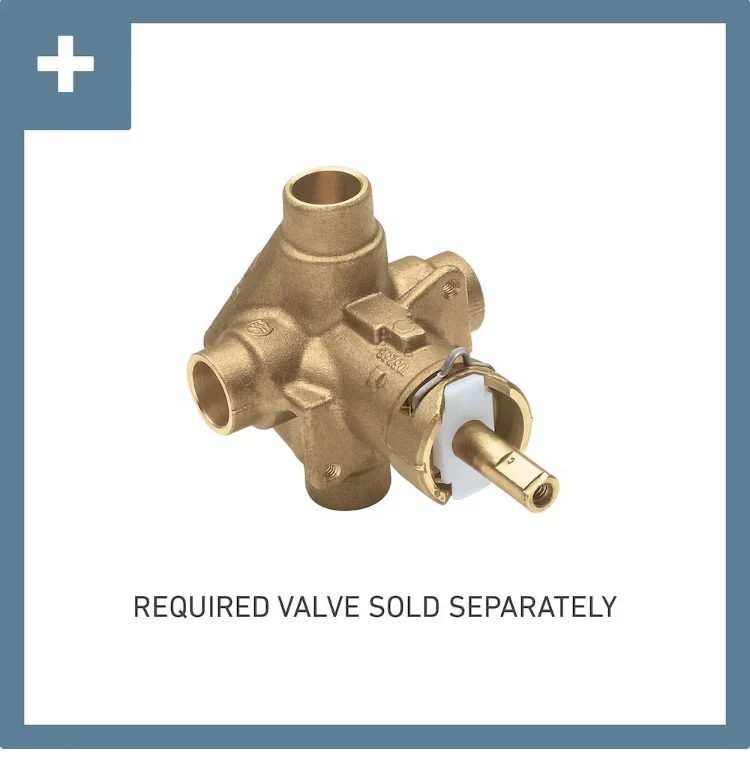 MOEN Brass Rough-In Posi-Temp Pressure-Balancing Cycling Tub and Shower Valve - 1/2-inch CC Connection - Image 2