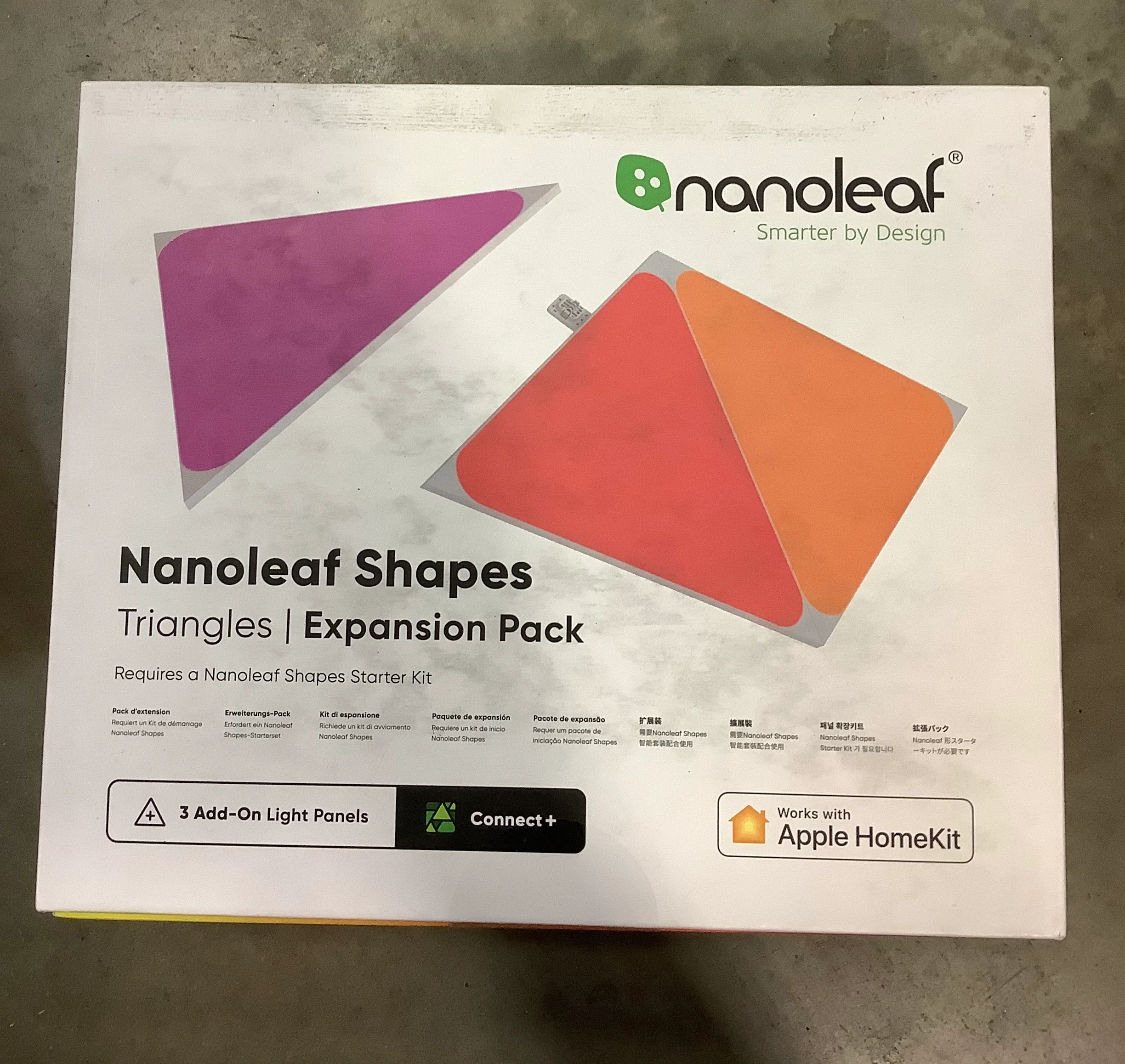 Nanoleaf Shapes - Triangles Multicolor LED Wall Panels Smart Light Expansion Kit 3 pack (New) - Image 3