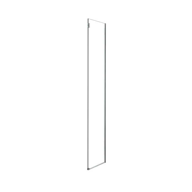 OVE Decors Grace 32-in Tempered Glass Side Panel for Corner Shower Enclosure with Chrome Hardware (new)