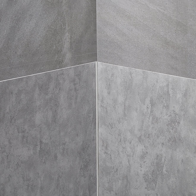 Ove Decors Lotus 31-in x 74-in Grey Concrete Finish Shower Panel (new) - Image 2