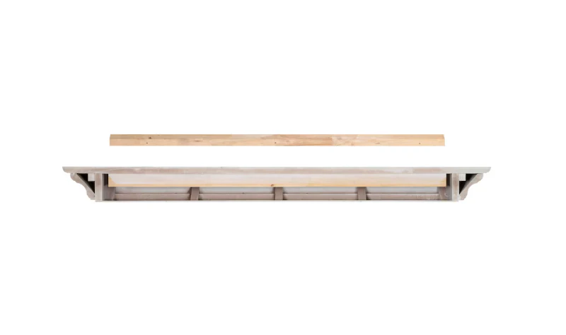 Pearl Mantels The Crestwood Mantel Shelf MDF White Paint - Image 4