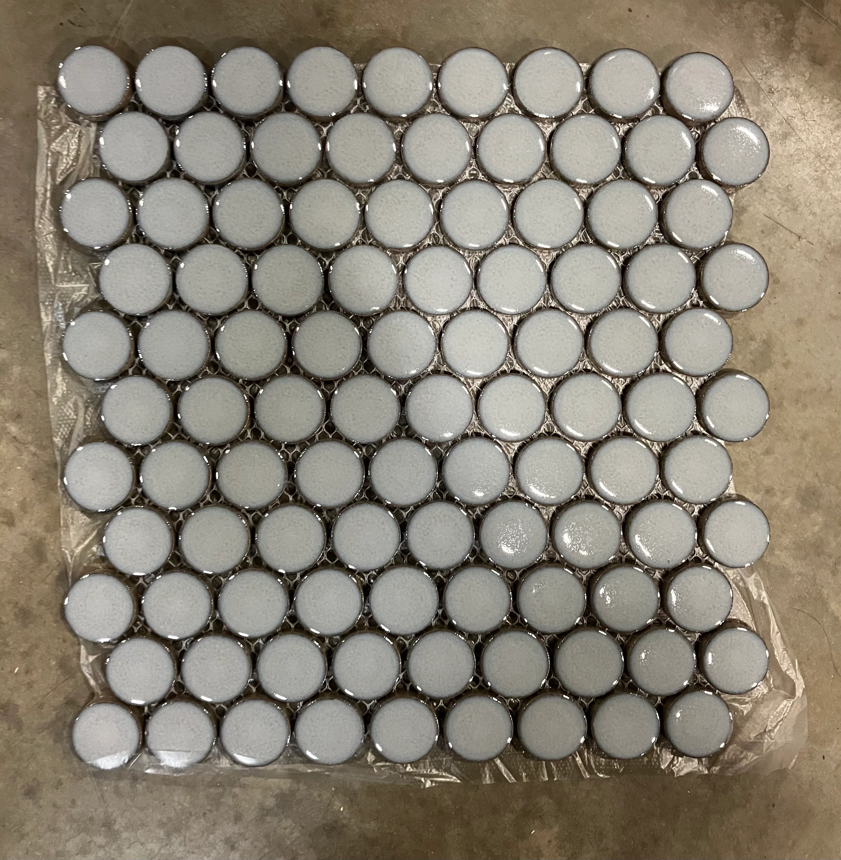 Penny Round Ash Picket Mosaic Tile (New) - Image 2