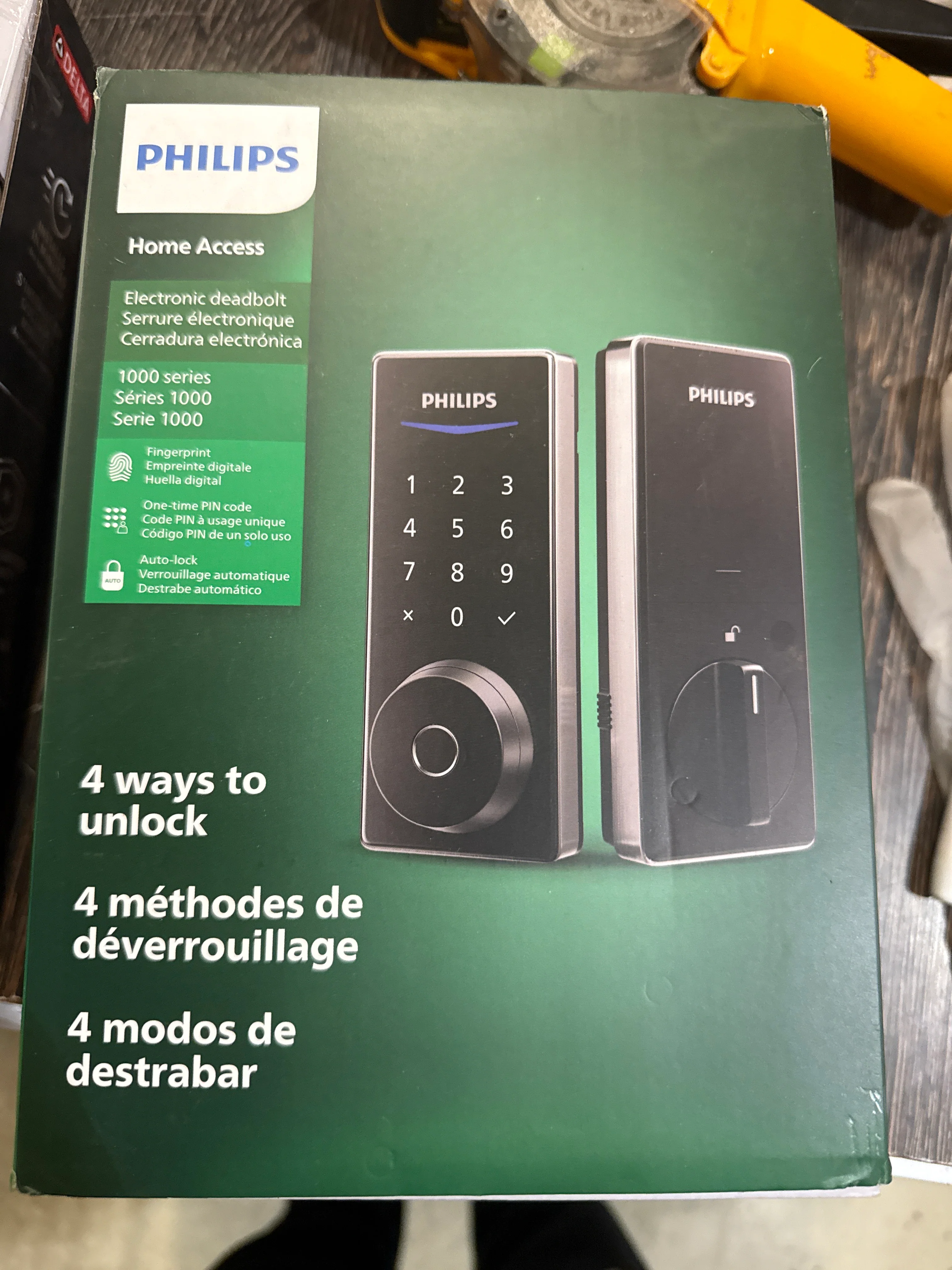Philips 1000 Series Fingerprint Touchscreen Electronic deadbolt (Used) - Image 4