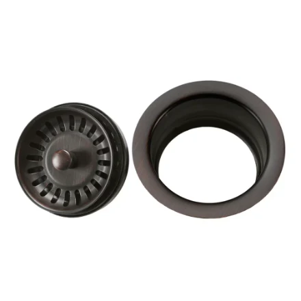 Premier Copper Products 3.5 inch Deluxe Garbage Disposal Drain w/ Basket in Oil Rubbed Bronze (New)