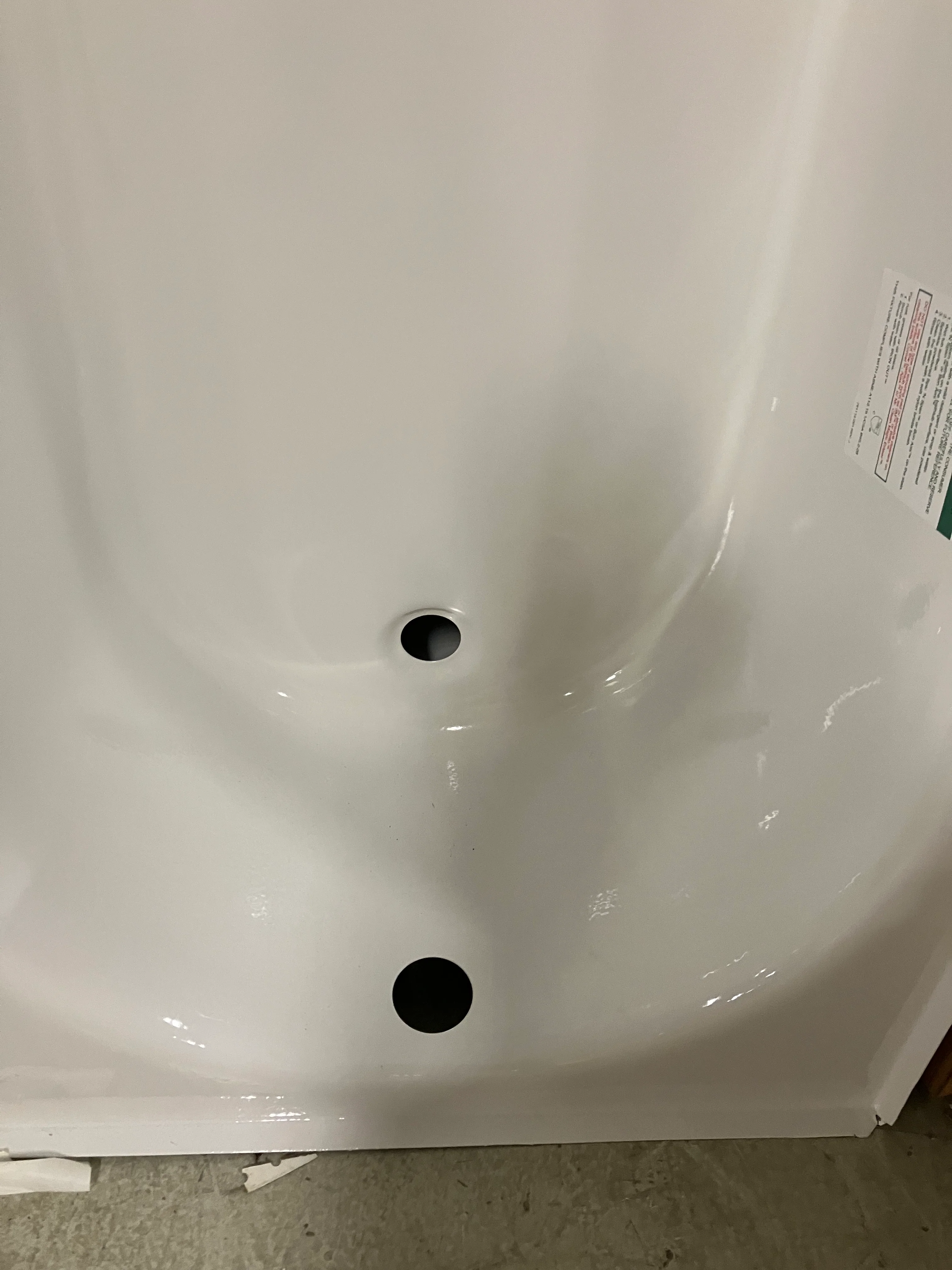 Princeton Pro Steel Tub Right Hand Drain - Image 2