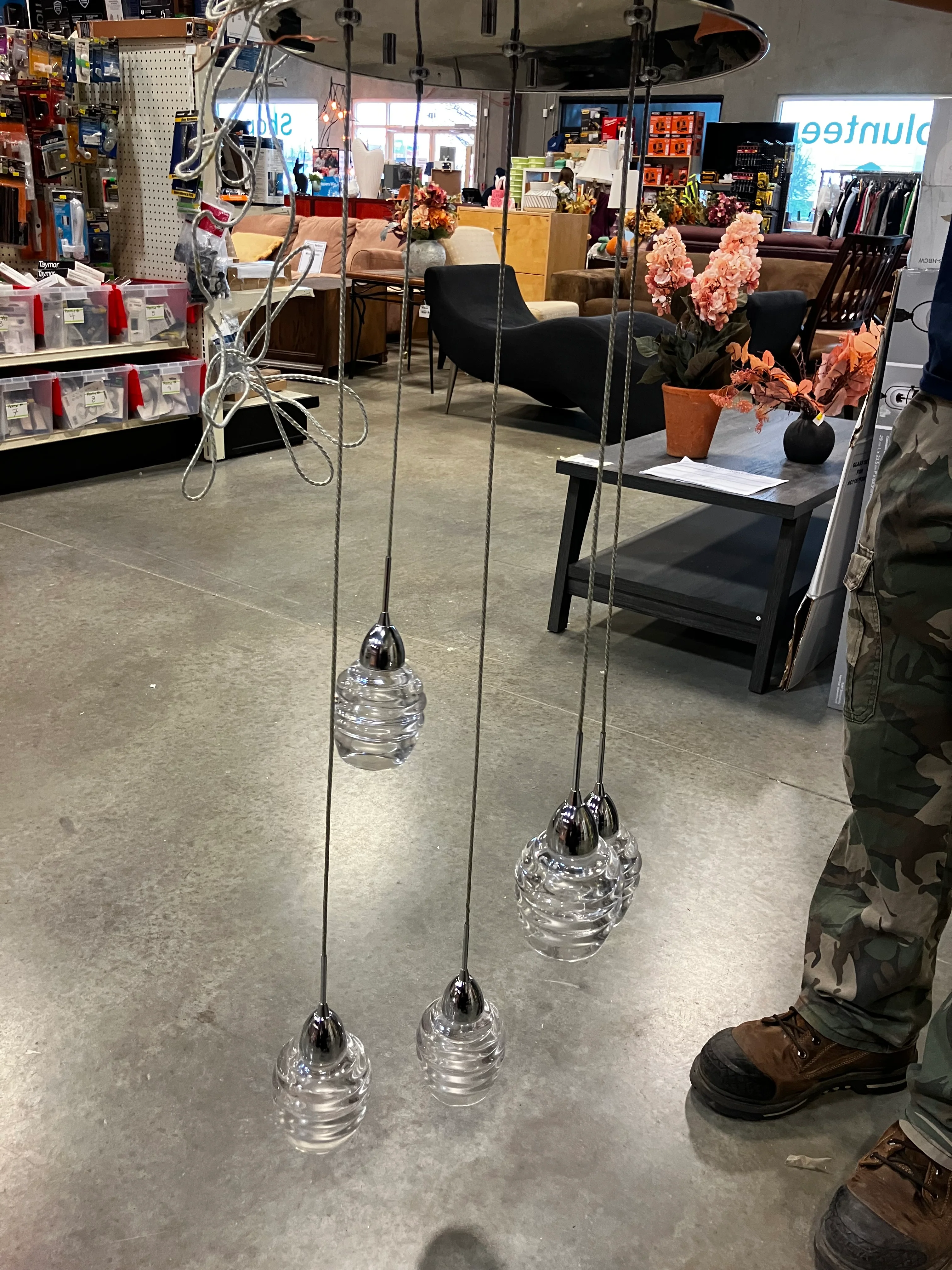 Raindrop Acrylic Light Pendant - Image 5