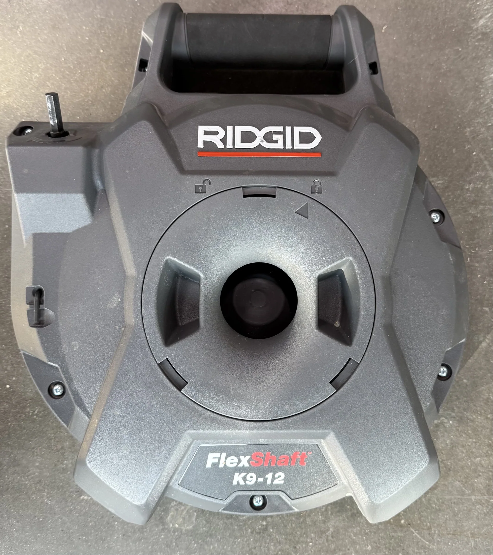 RIDGID K9-12 FlexShaft Wall-to-Wall Drain Cleaner, 1/4 in. x 30 ft. Cleans 1-1/4 in. to 2 in. Pipes - Image 3