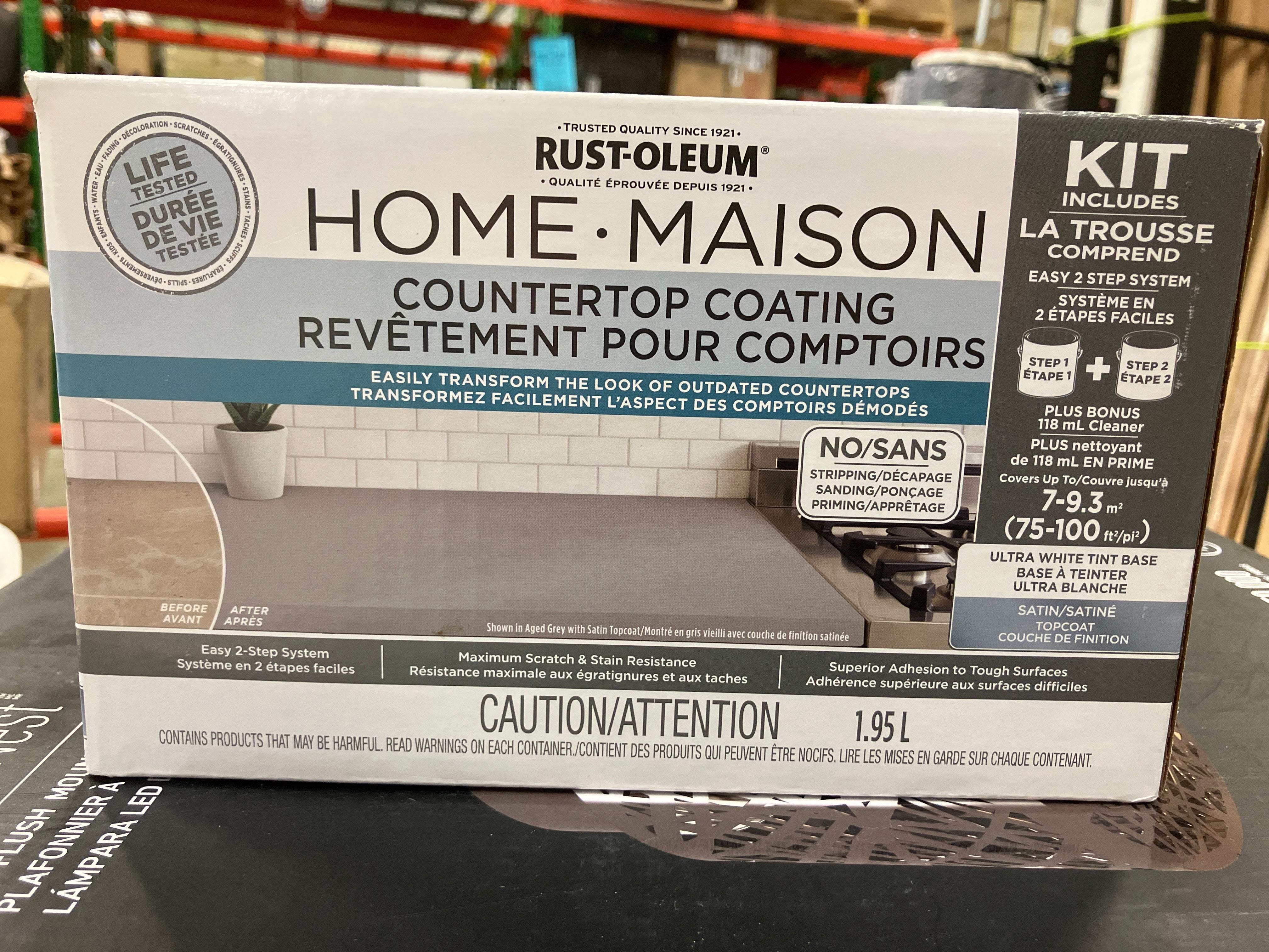 Rust-Oleum Home Countertop Light Tint Base, 1.95L 2-Step Kit - Image 3