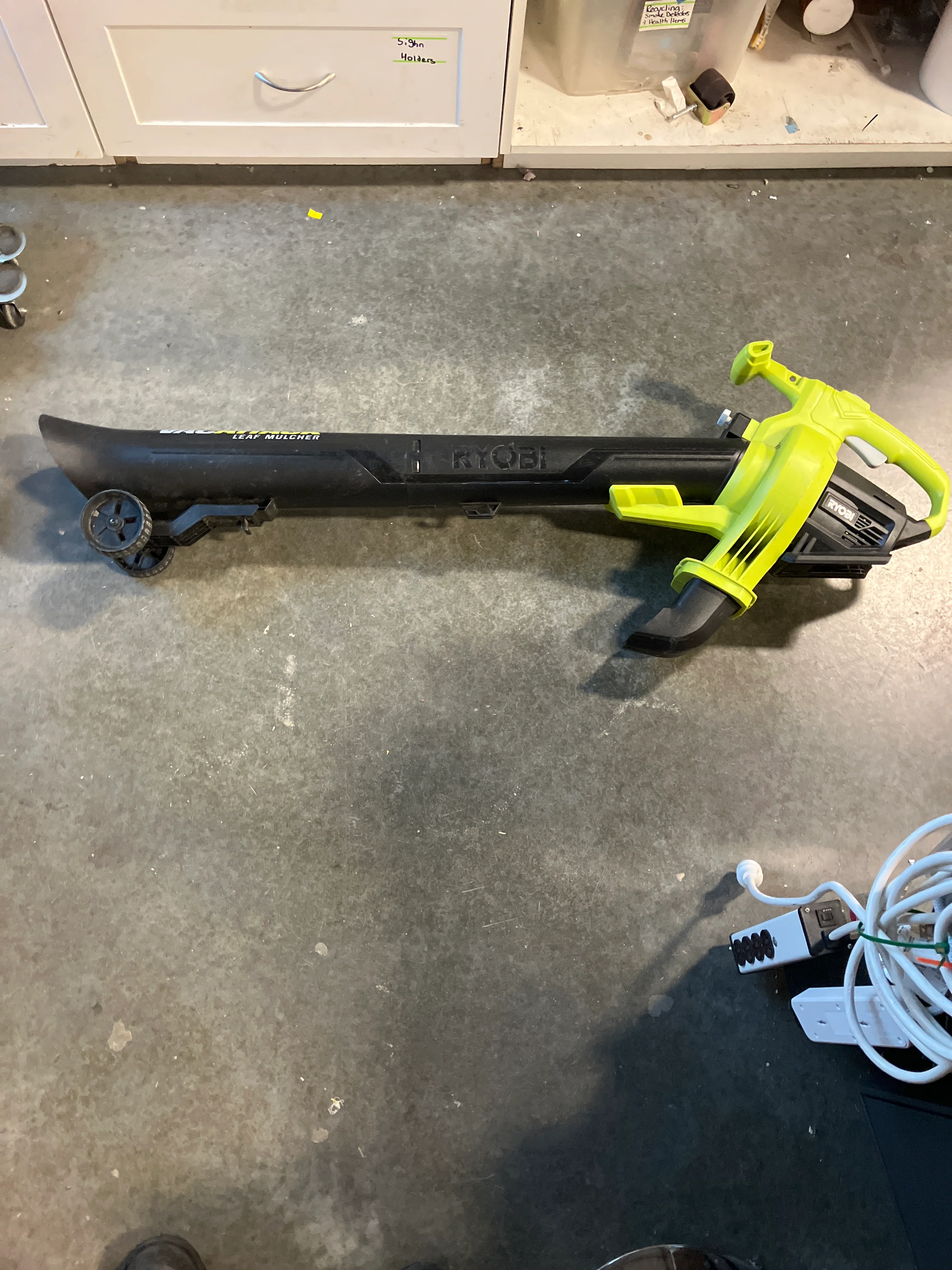 RYOBI 40V Vac Attack Cordless Battery Leaf Vacuum/Mulcher (Tool Only)(Used)
