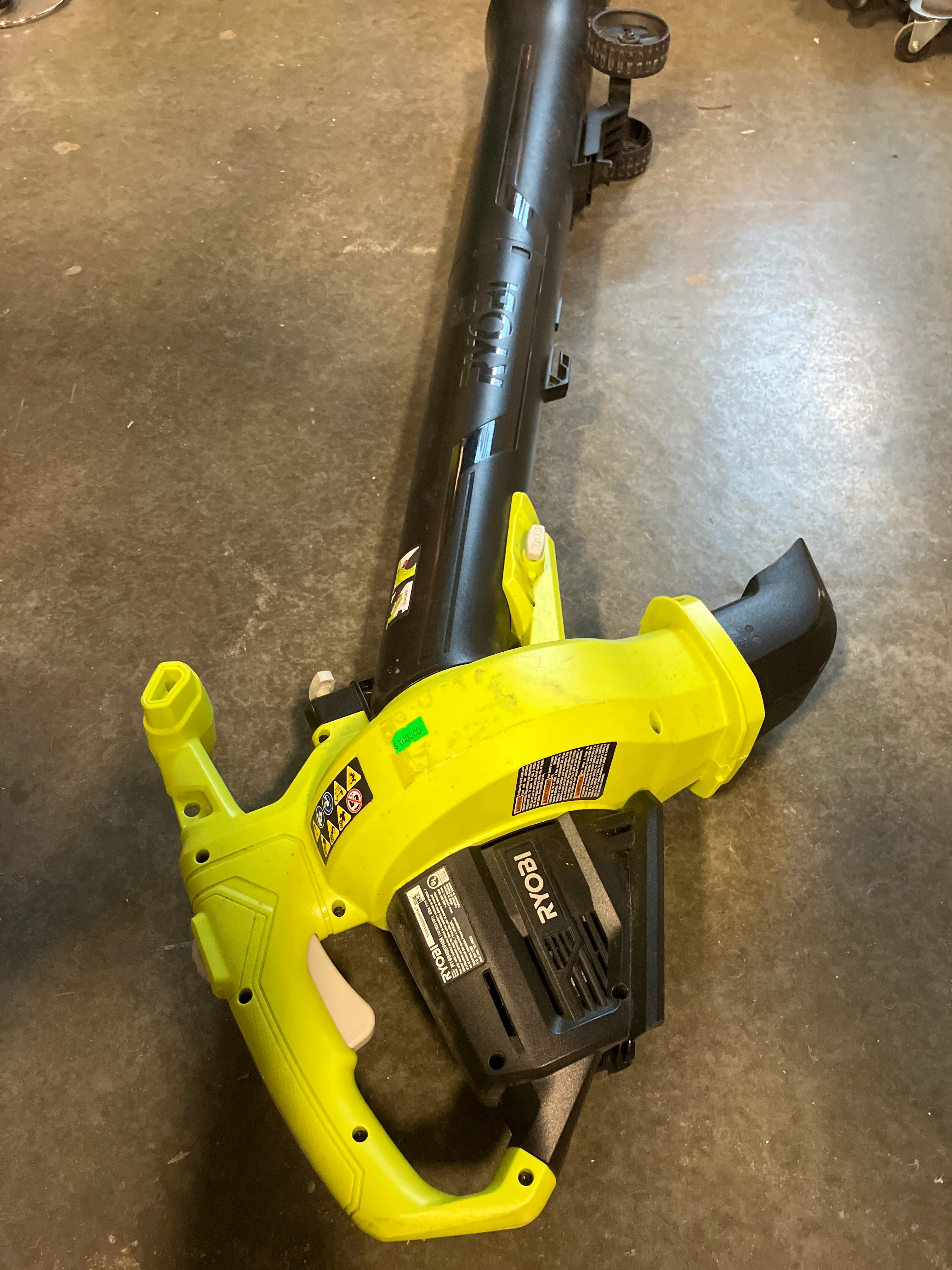 RYOBI 40V Vac Attack Cordless Battery Leaf Vacuum/Mulcher (Tool Only)(Used) - Image 3