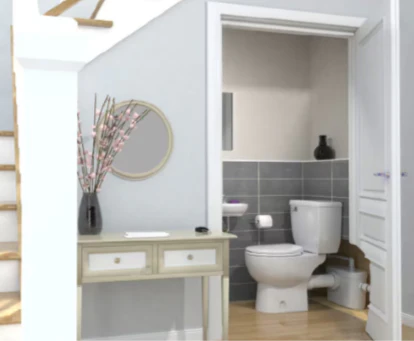 Saniflo SFA Saniaccess2 Macerator Pump 2-Piece 4.8 LPF Single Flush Elongated Standard Toilet in White Combo - Image 4