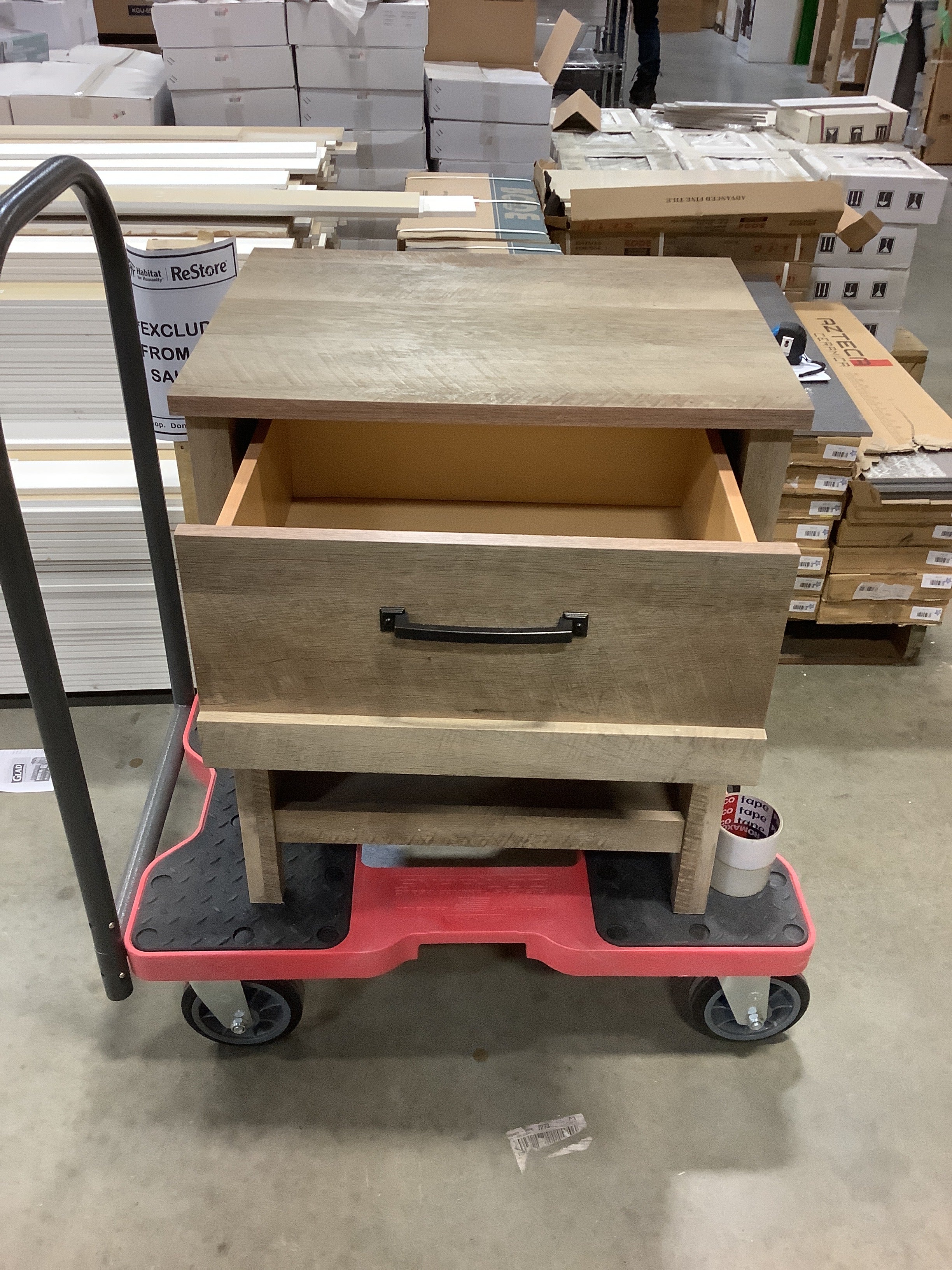 Sauder Cannery Bridge Night Stand in Lintel Oak - Image 2