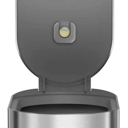 Simplehuman 45L Slim Hands-Free Kitchen Step Trash Can with Liner Rim in Brushed Stainless Steel (New) - Image 3
