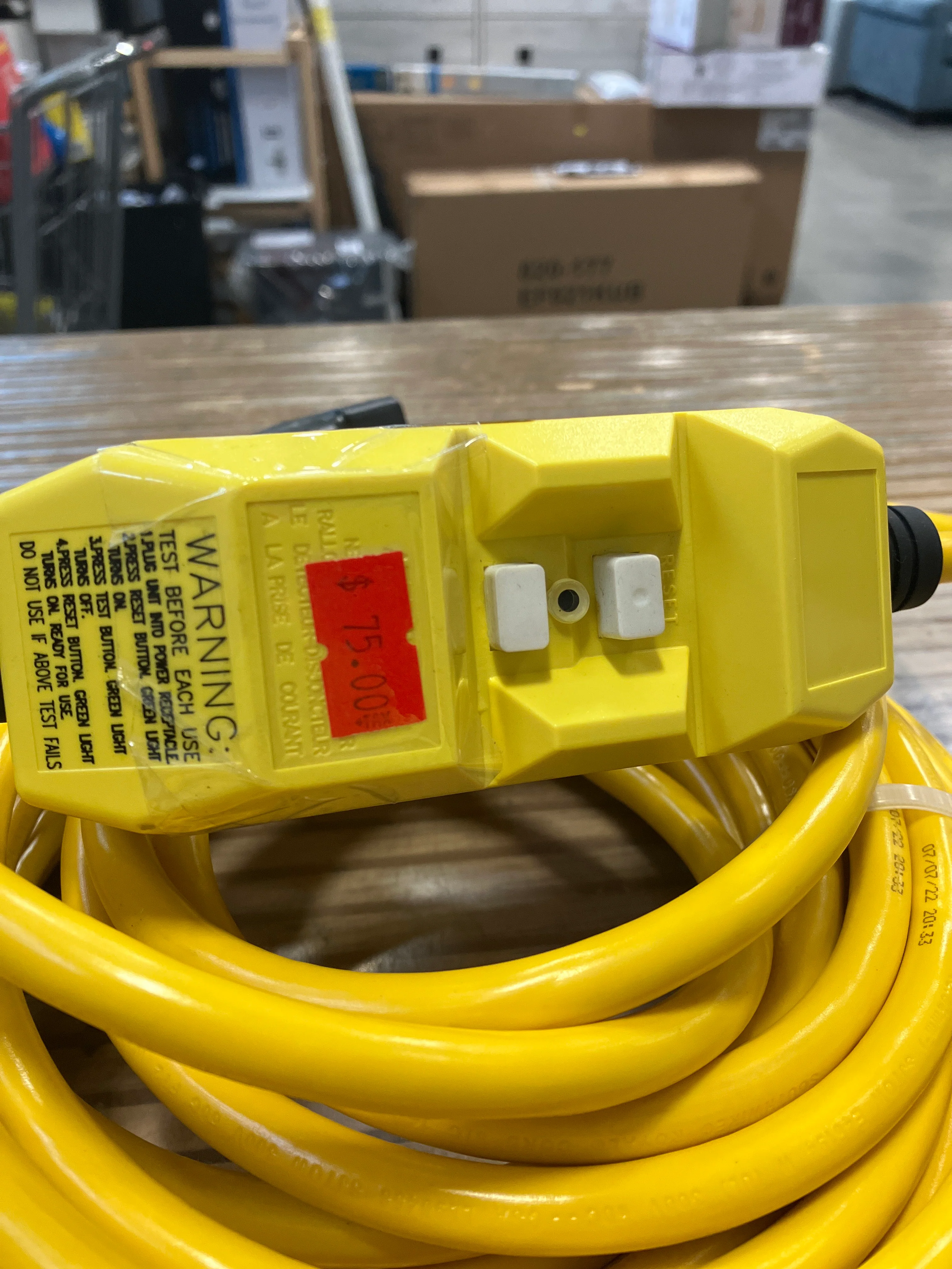 Southwire 50 ft. In Line GFCI Cord 14/3 SJTW-A 120V/15A - Image 2