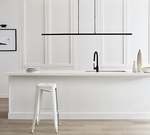Stagger 72 Linear Suspension Matte Black Light Fixture - Image 3