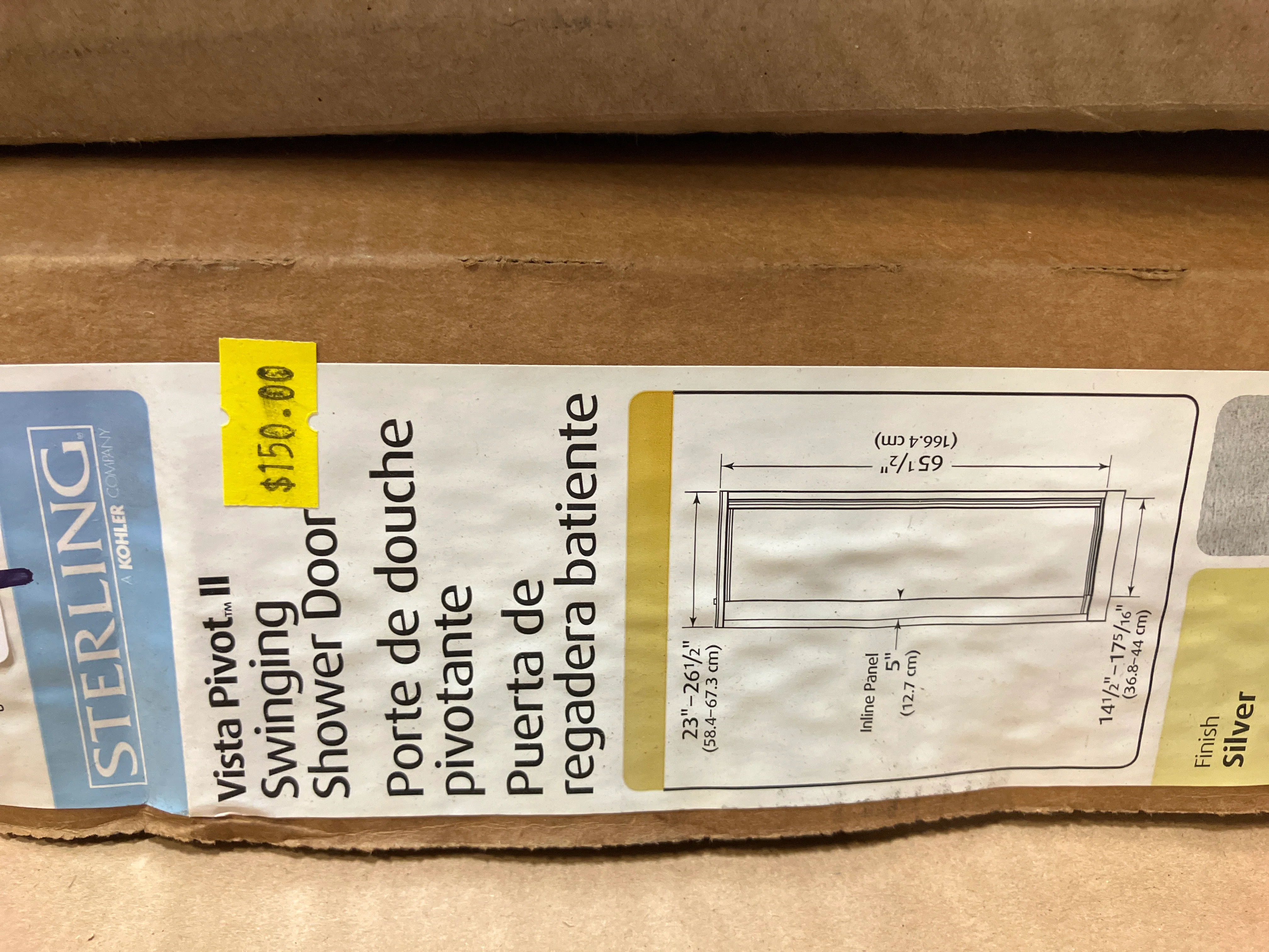 Sterling Vista Pivot II Shower Door - Image 3