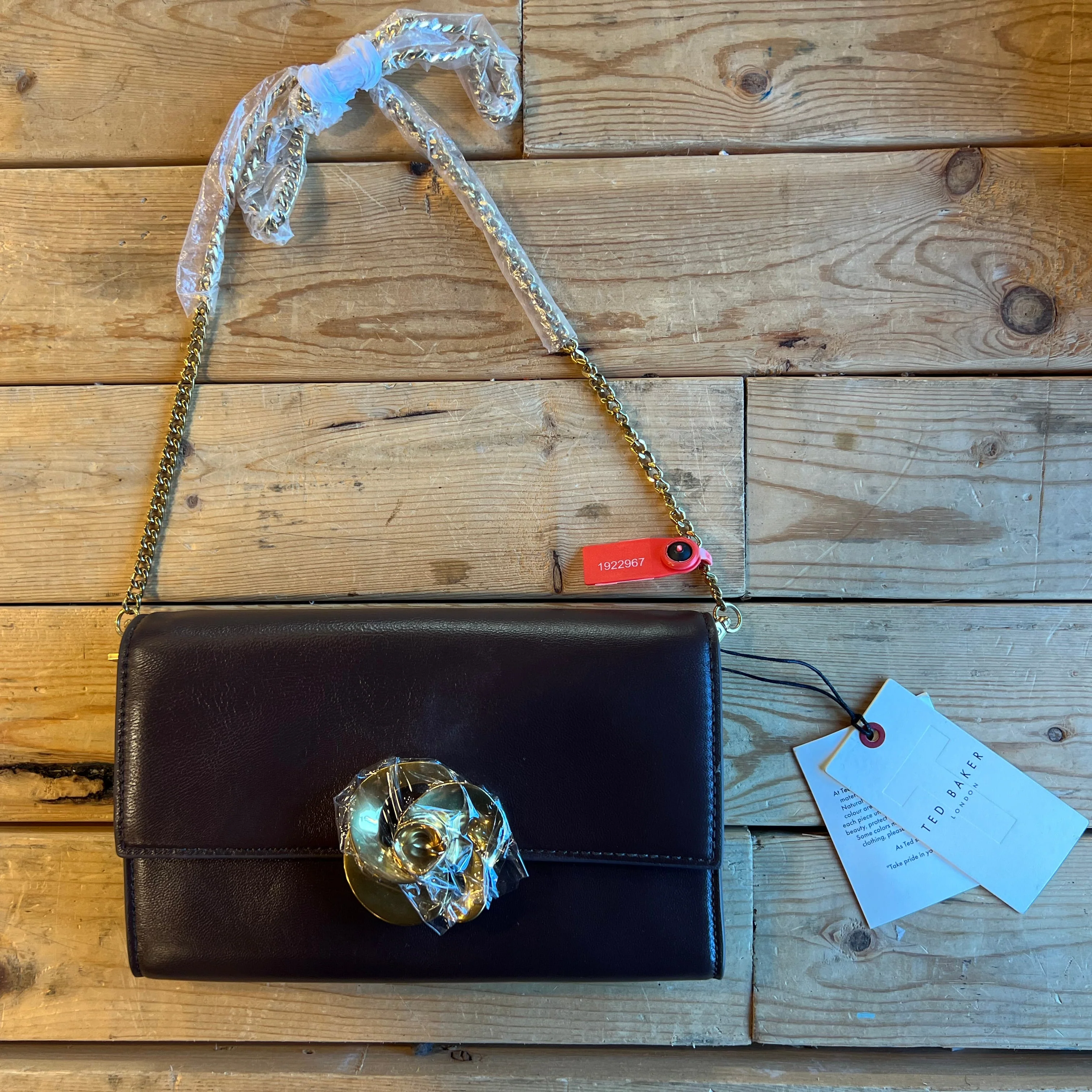 Ted Baker Kira Rose Leather Clutch Purse - Image 3