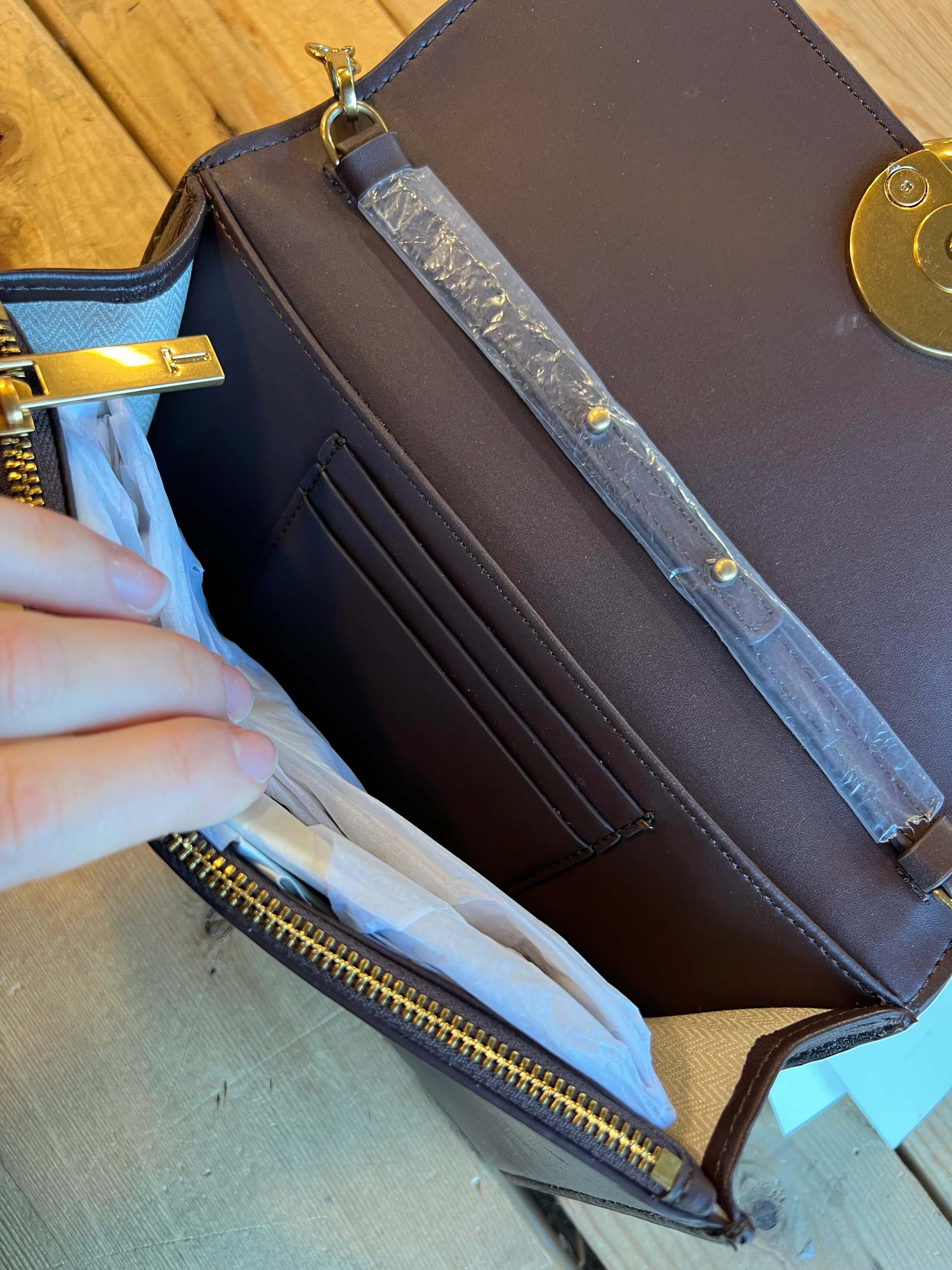 Ted Baker Kira Rose Leather Clutch Purse - Image 6