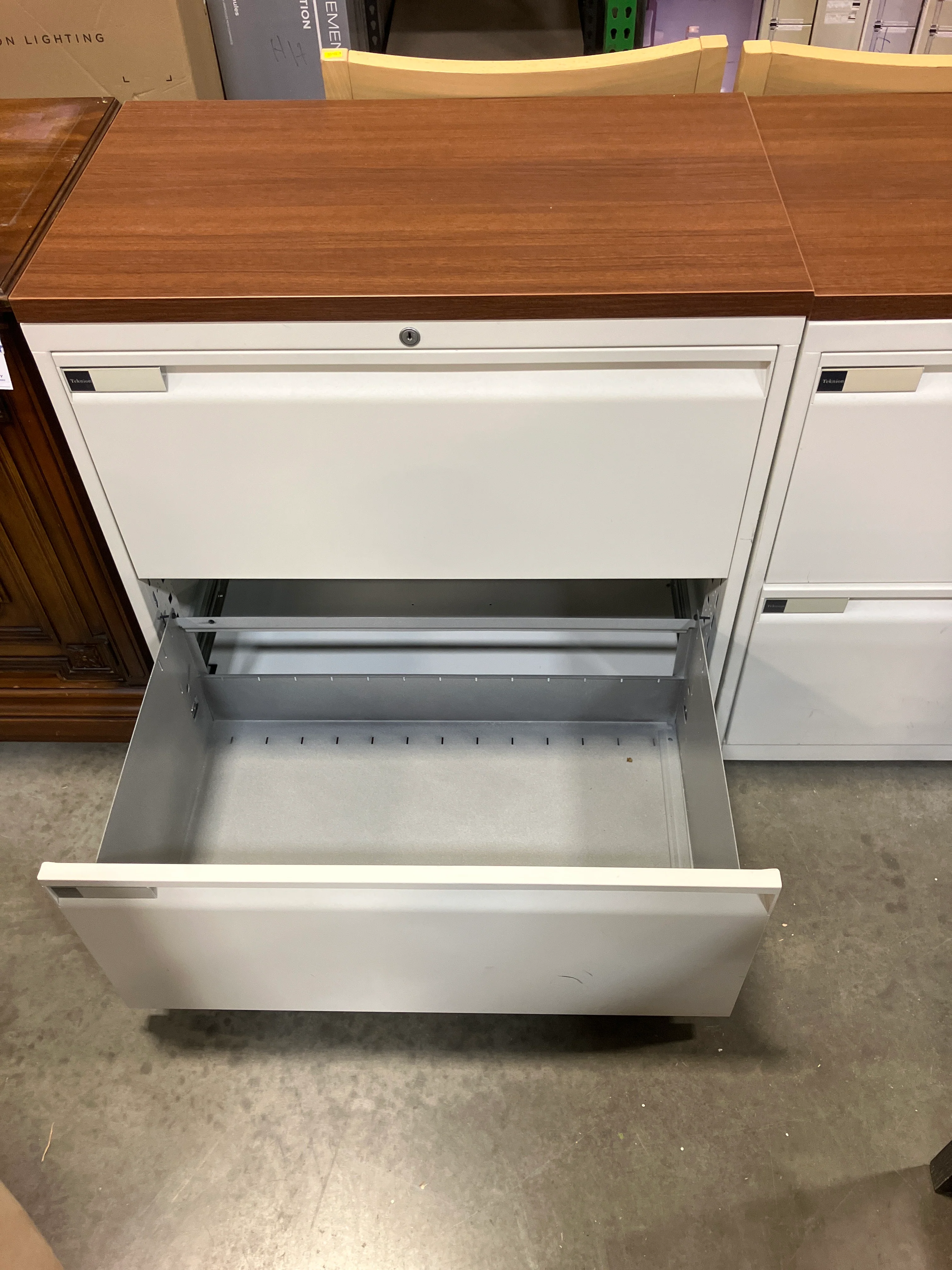 Teknion 30" 2 Drawer Filing Cabinet - Image 3