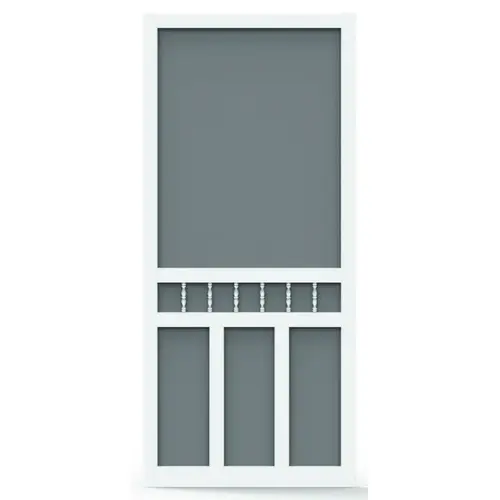 Thick White Vinyl Screen Door (new)