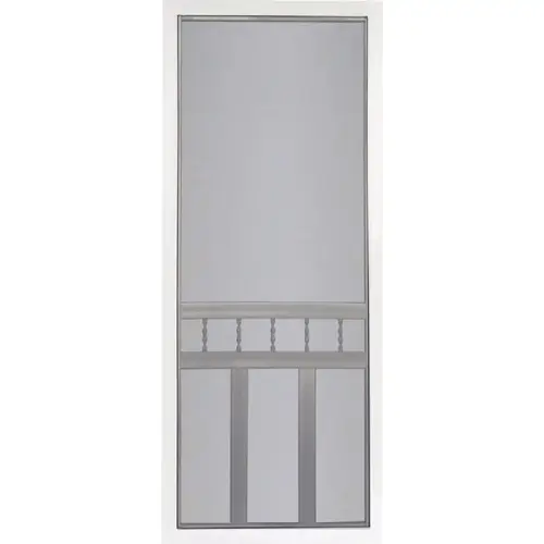 Thick White Vinyl Screen Door (new) - Image 2