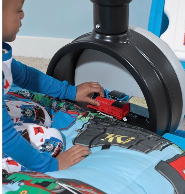 Thomas The Tank Engine Toddler Bed (Slightly Used) - Image 2
