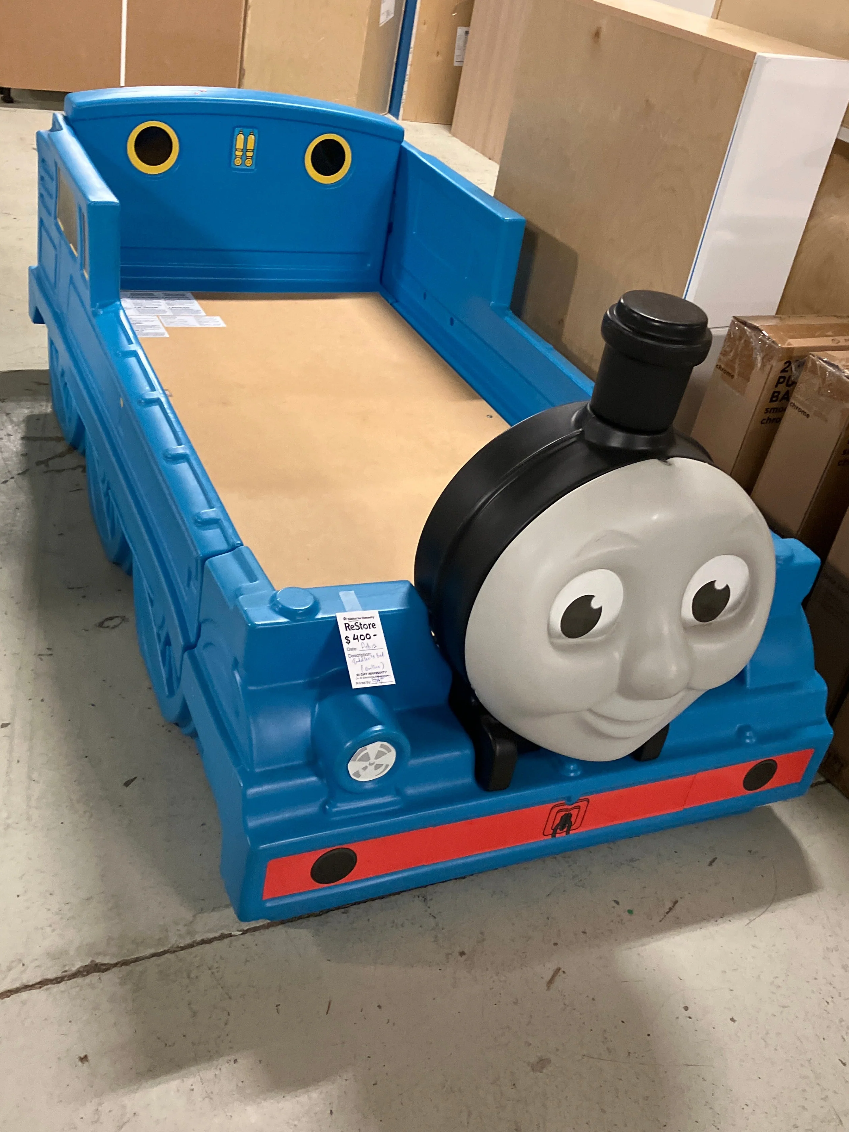 Thomas The Tank Engine Toddler Bed (Slightly Used) - Image 6