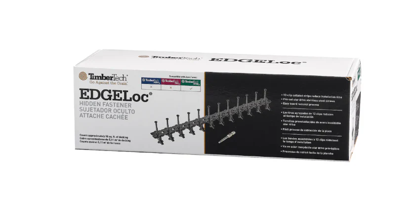TimberTech EDGELoc Hidden Fastener 55 sq. feet. coverage (96 pc, 55 sq. ft.) New - Image 3