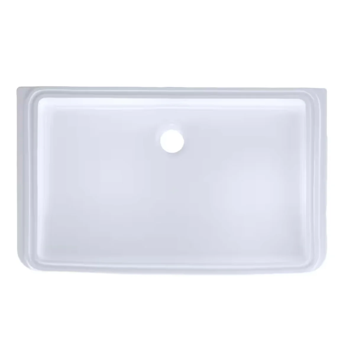 TOTO Rectangular Undermount Bathroom Sink with CeFiONtect, Cotton White (new) - Image 2