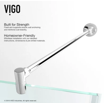 VIGO Gemini Corner Shower Enclosure - Image 7