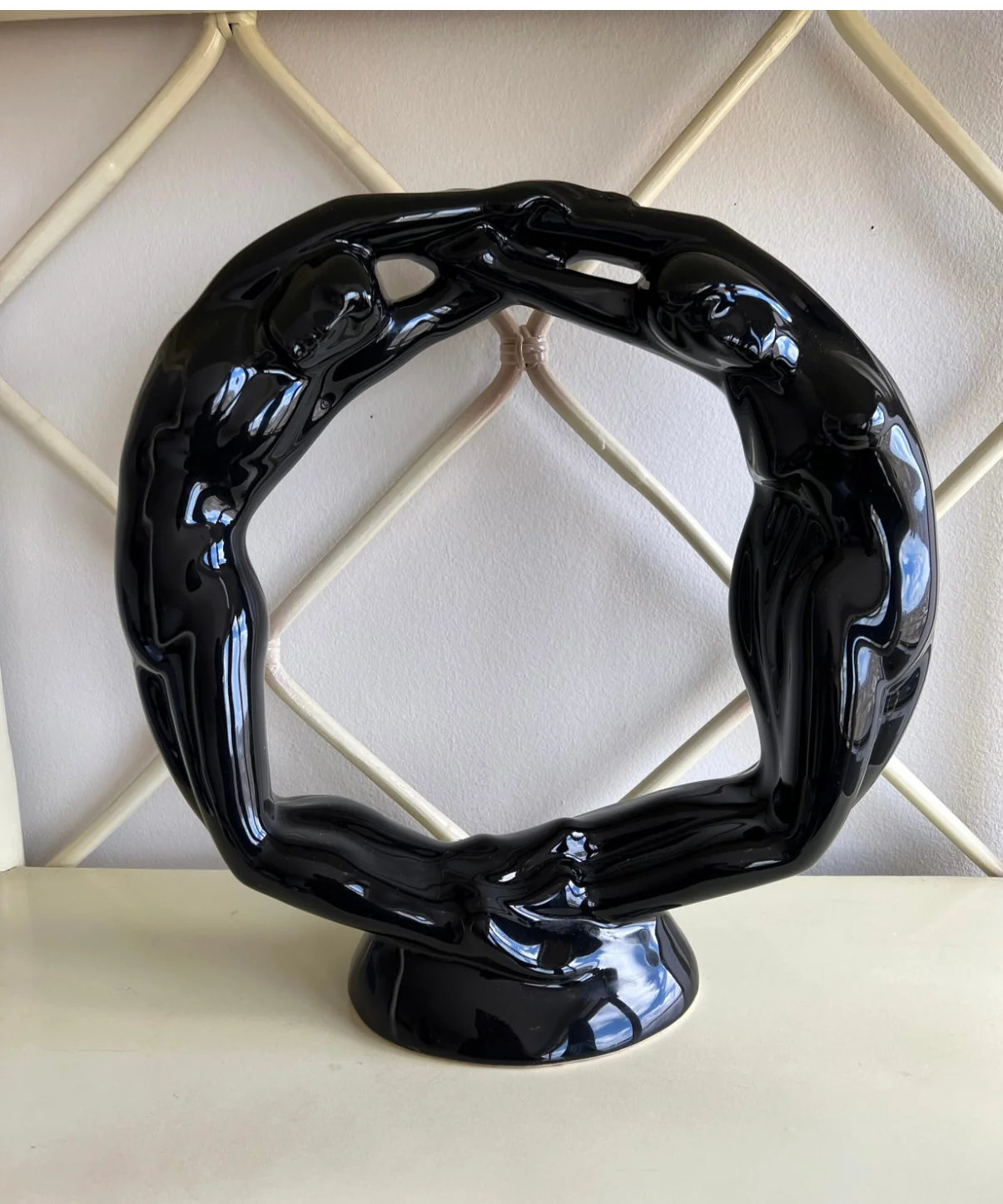 Vintage Haeger Love Sculpture Circle