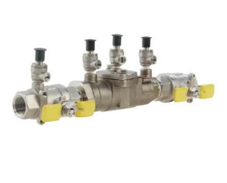 Watts SS007M3-QT 3/4" Stainless Steel Double Check Valve Assembly Backflow Preventer - Image 2