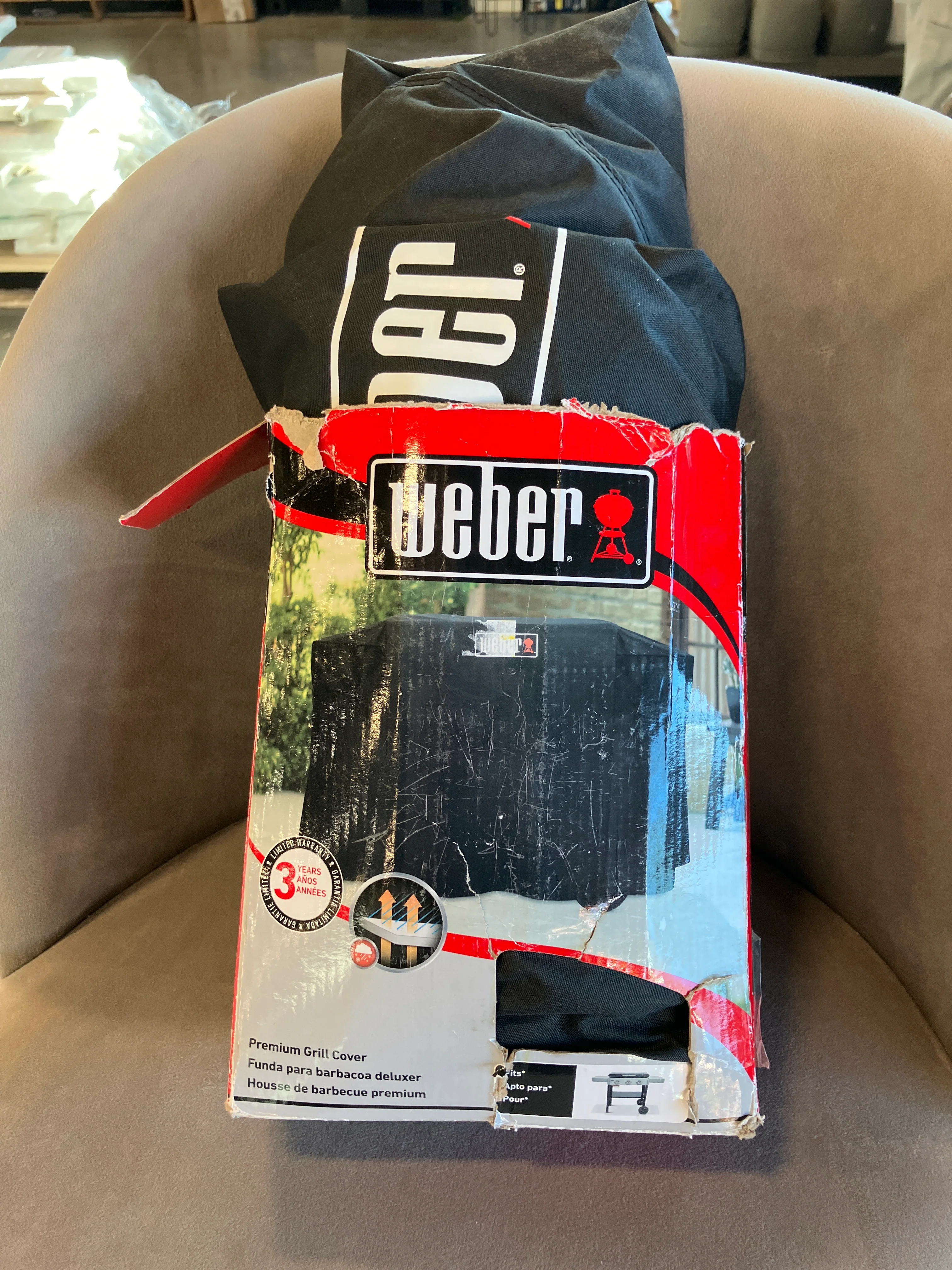 Weber 28" Griddle BBQ Cover - Image 3