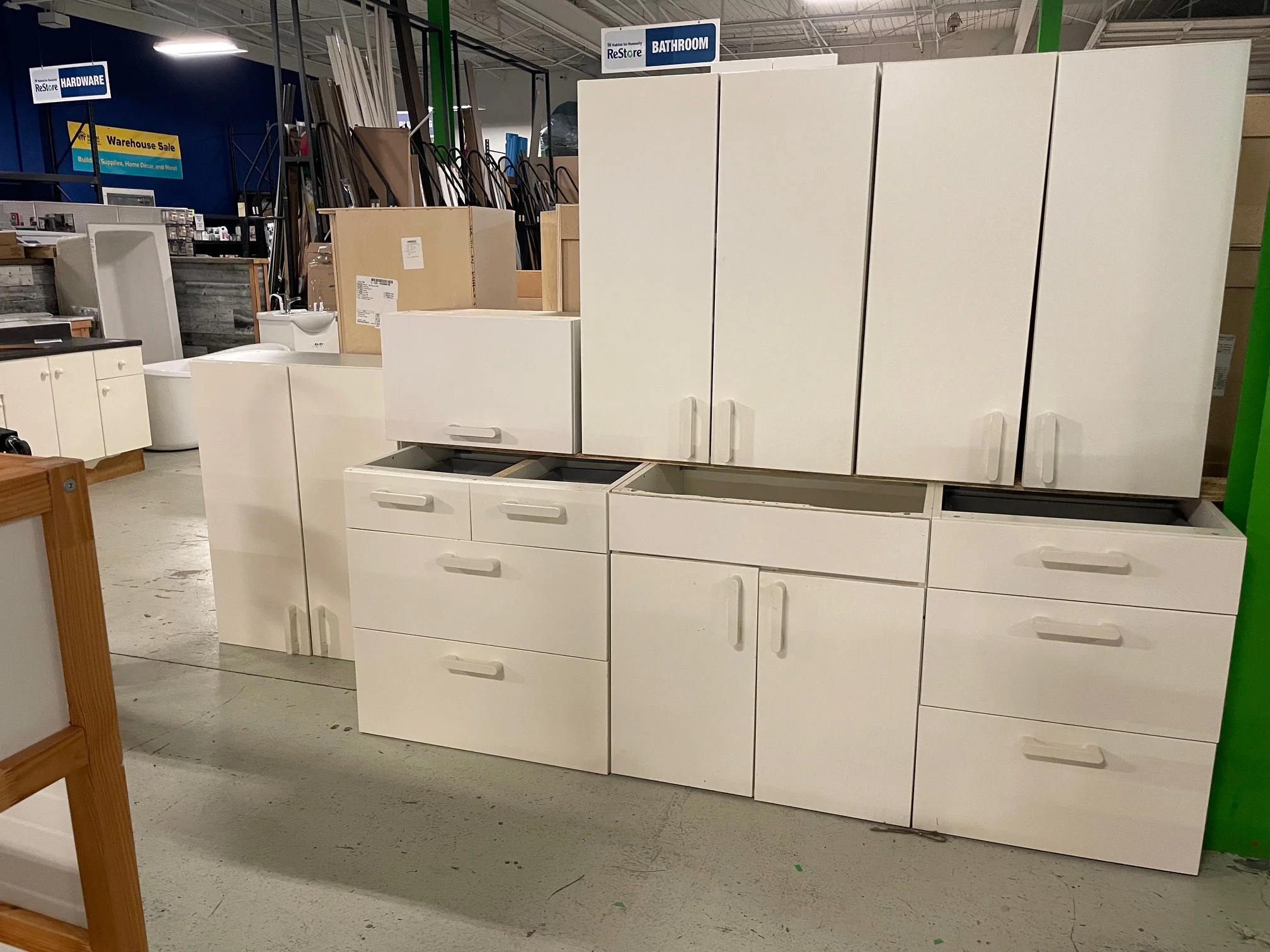 White Kitchen Cabinet Set - Image 2