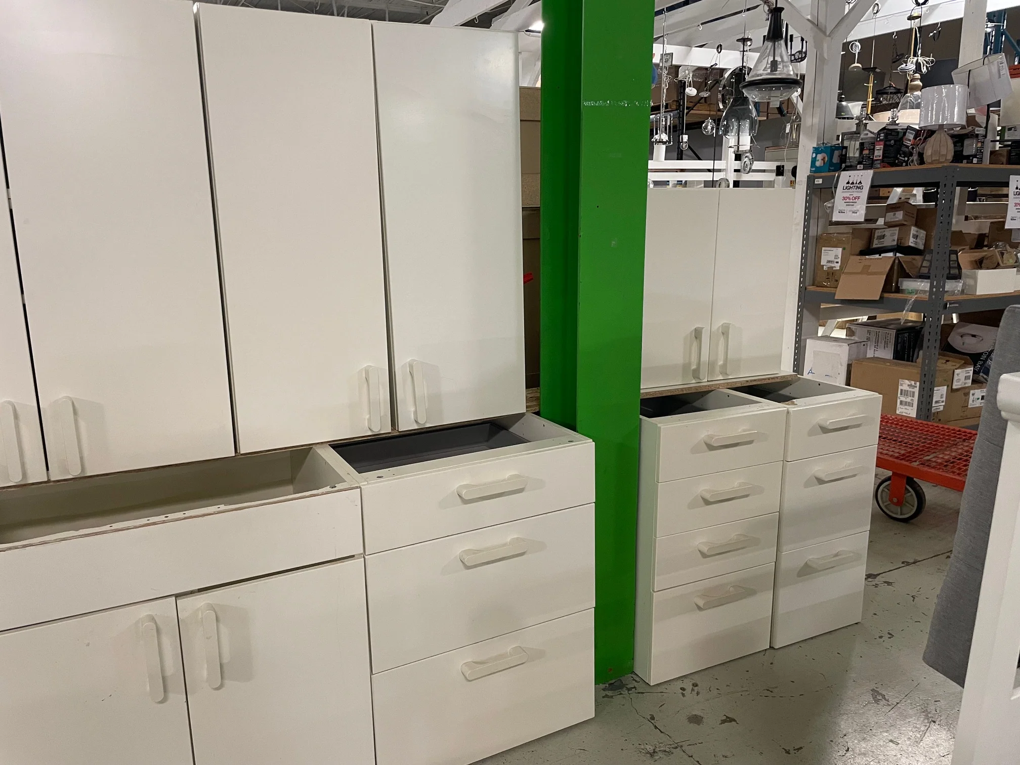 White Kitchen Cabinet Set - Image 3