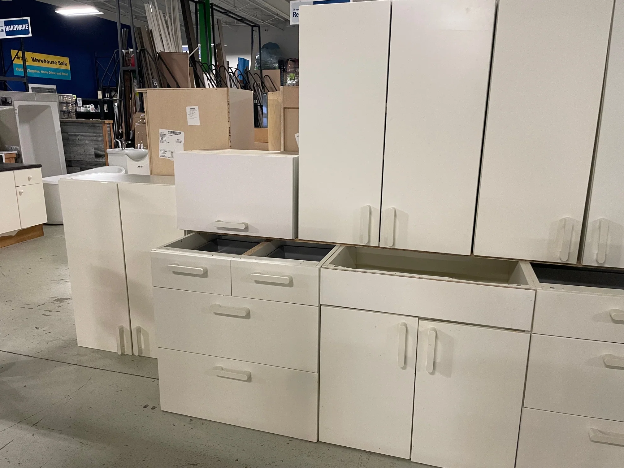 White Kitchen Cabinet Set - Image 4