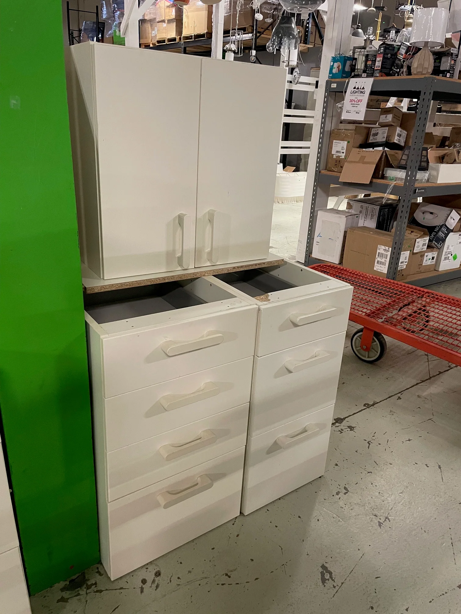 White Kitchen Cabinet Set - Image 5