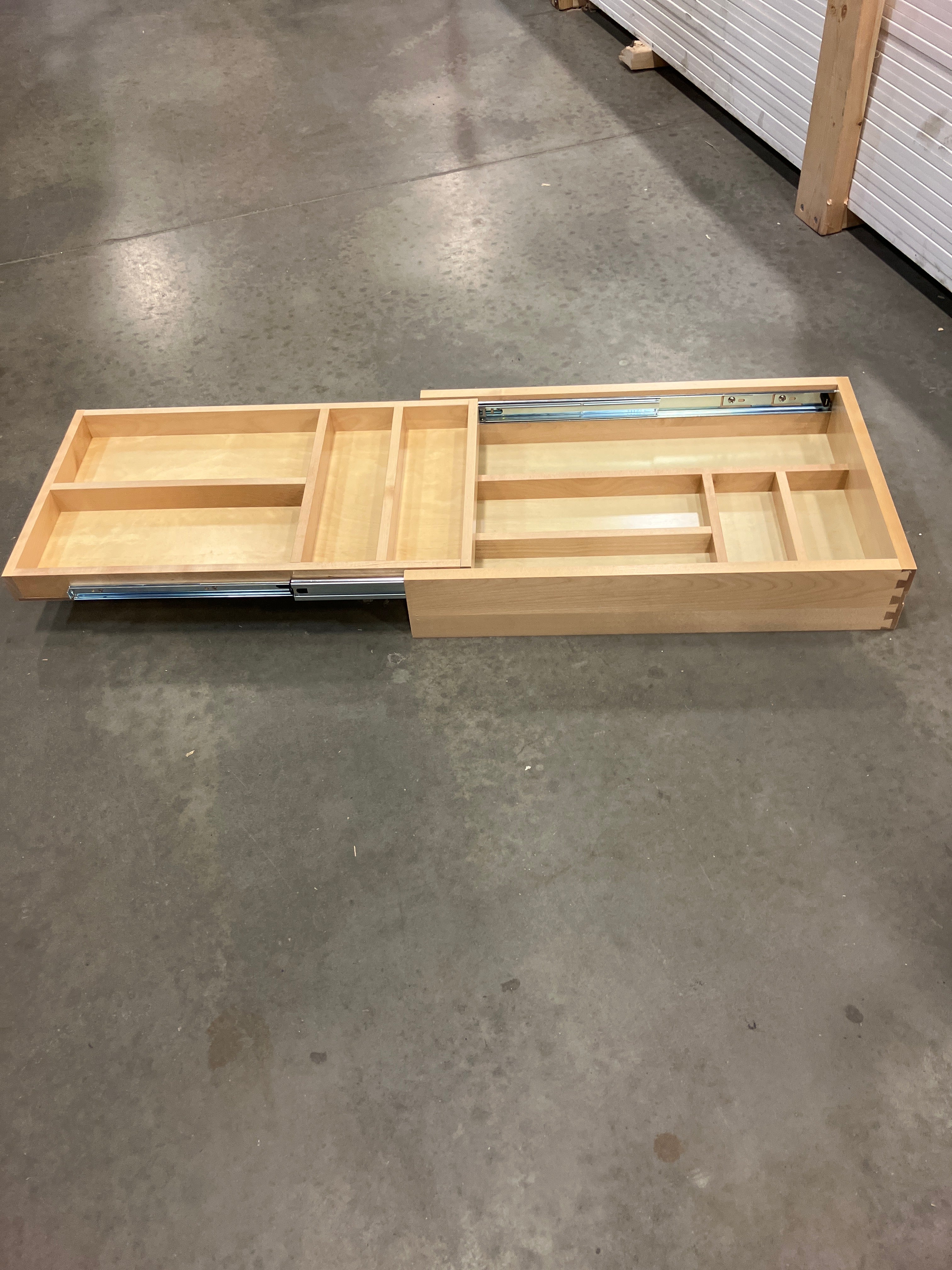 Wood Base Cabinet Two-Tier Replacement Drawer System - Image 3