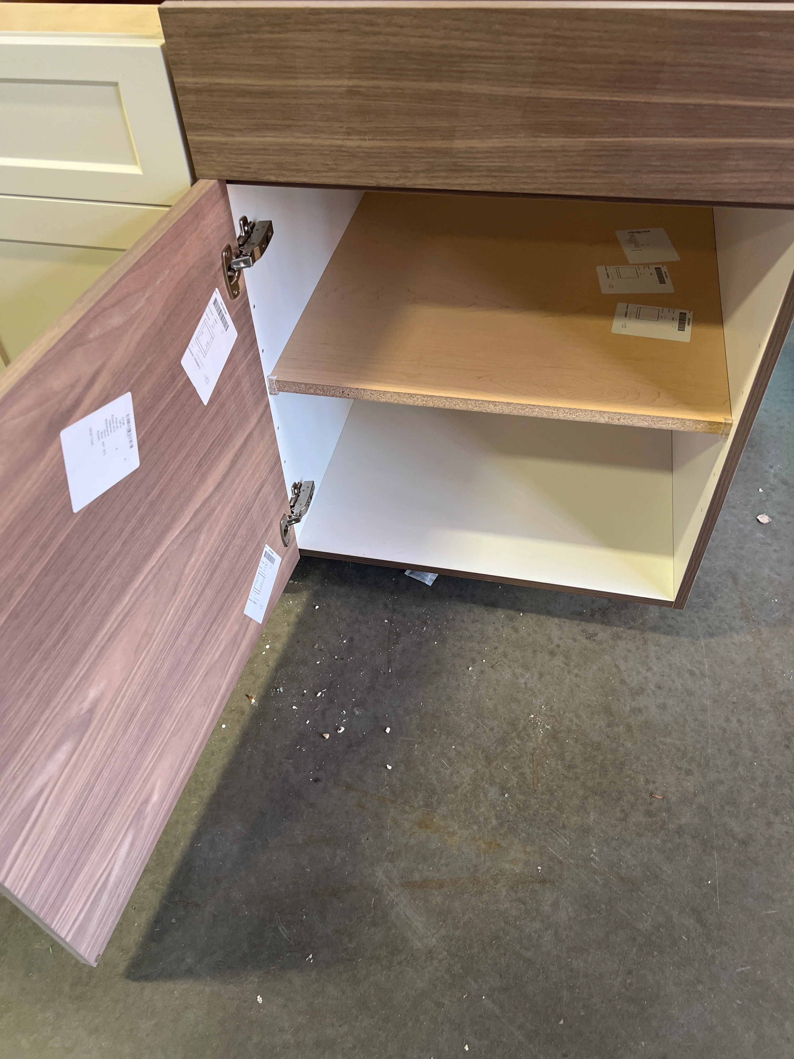 Wood Grain Effect Base Cabinet (new, as is) - Image 8