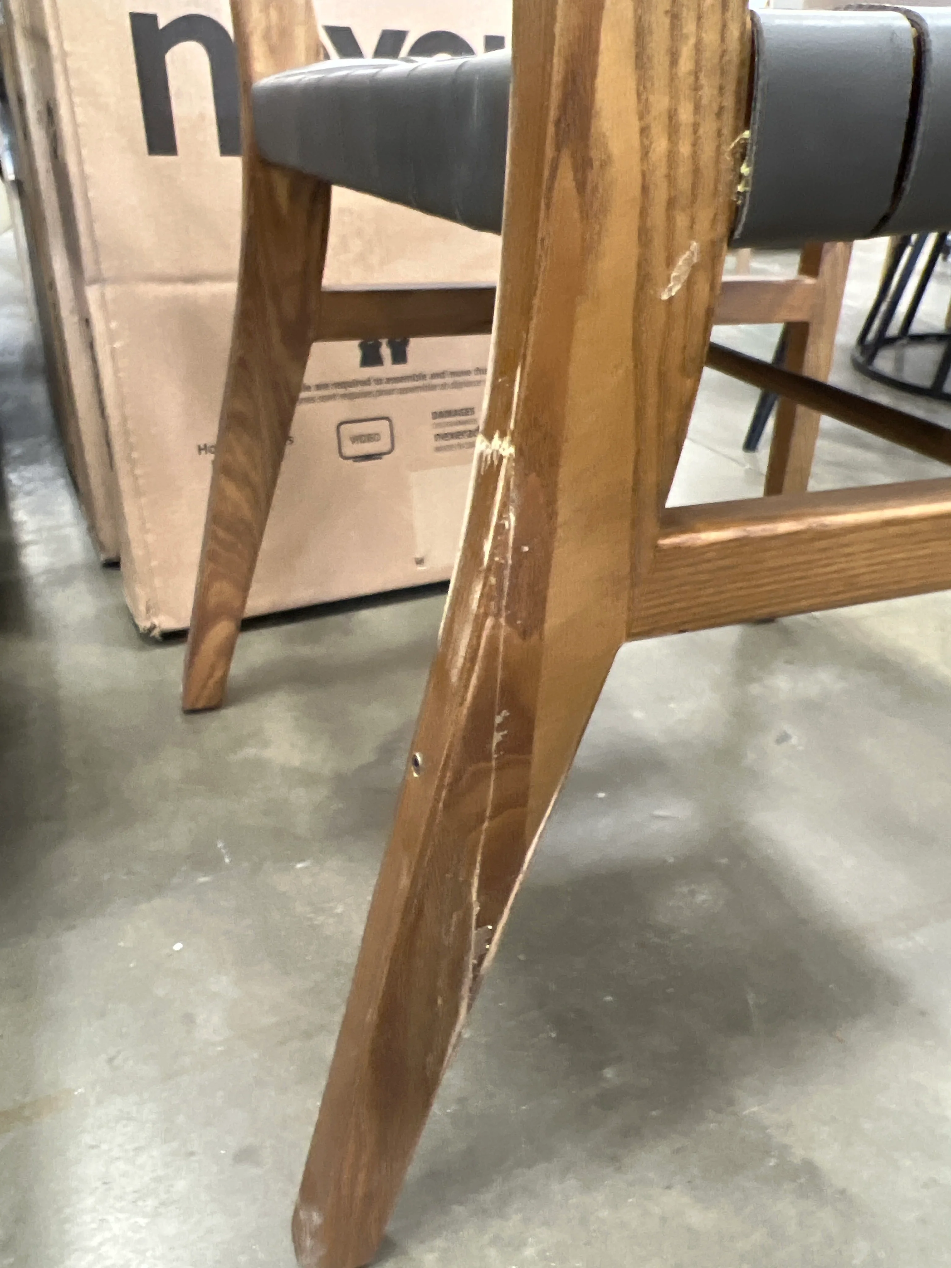 Woven Wooden Accent Chair - Image 4